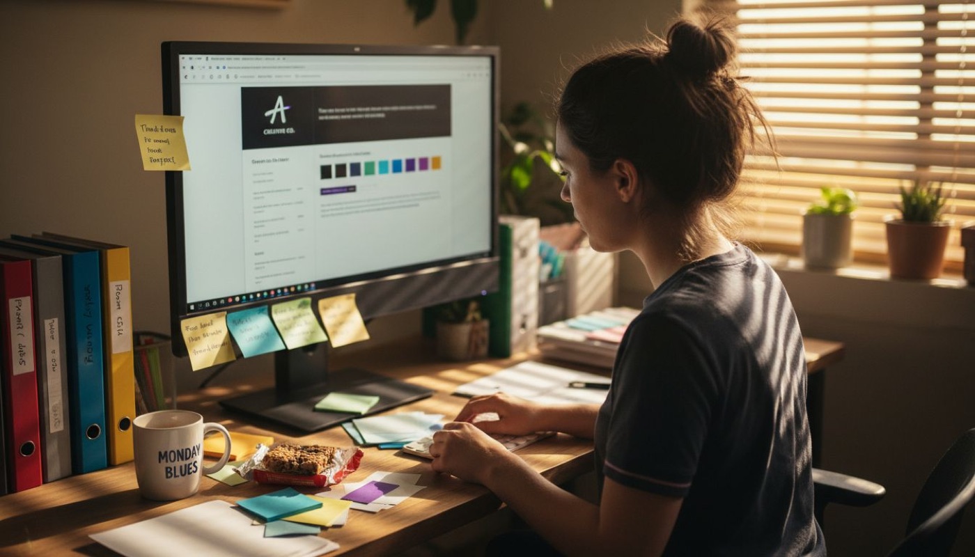 Designer adjusts agency white-label email branding