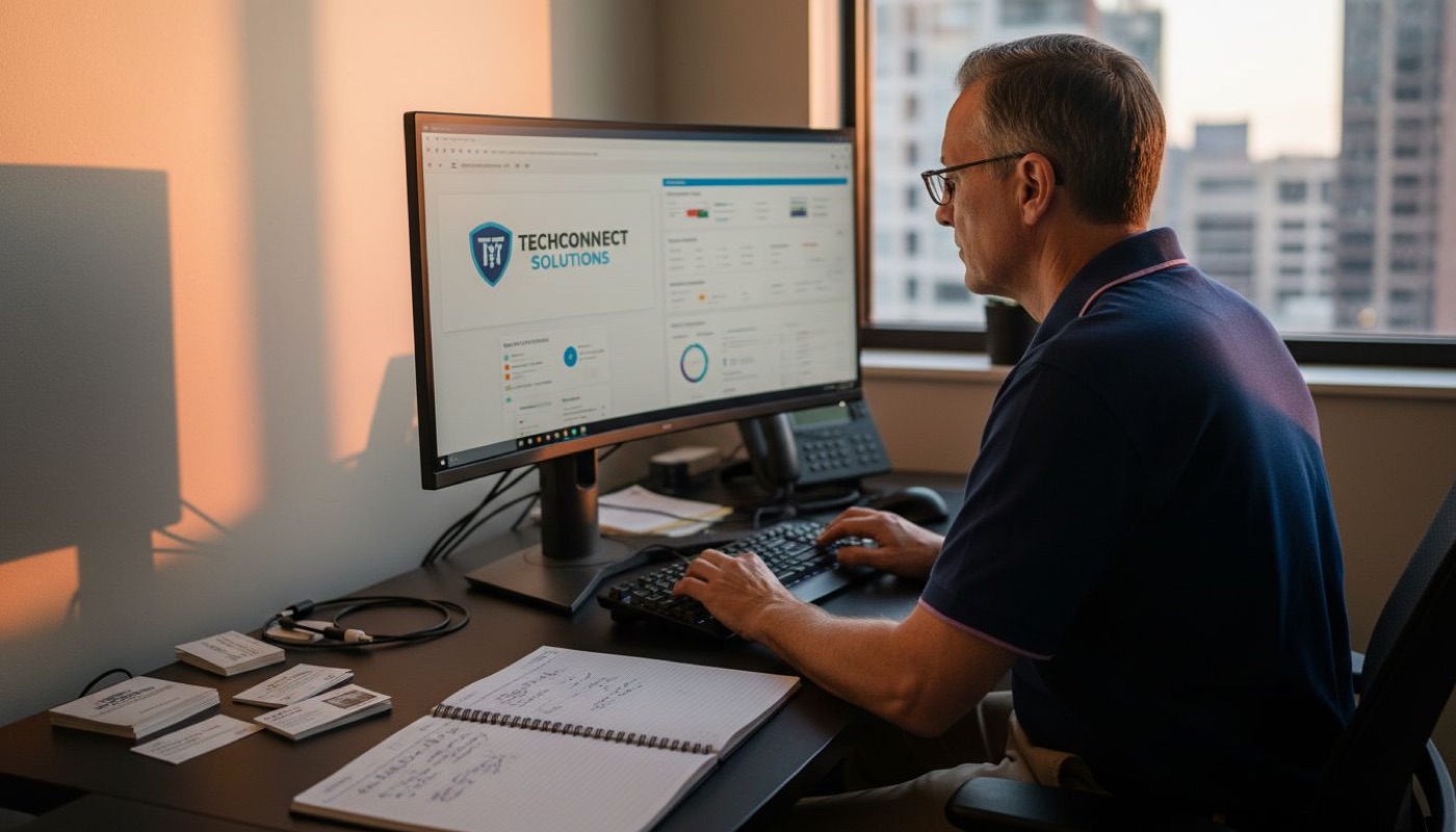 Reseller sets up branded email dashboard